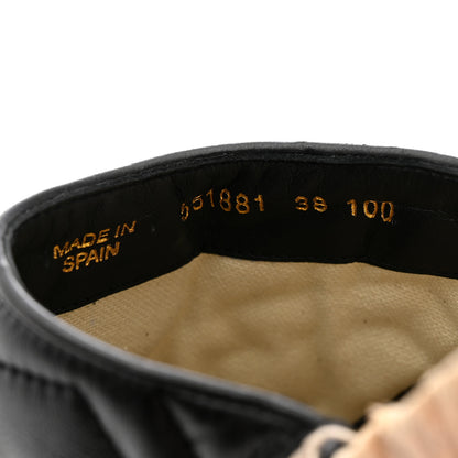 Gucci Nappa Matelasse GG Marmont Espadrille Slippers 38 Black 7 of 9