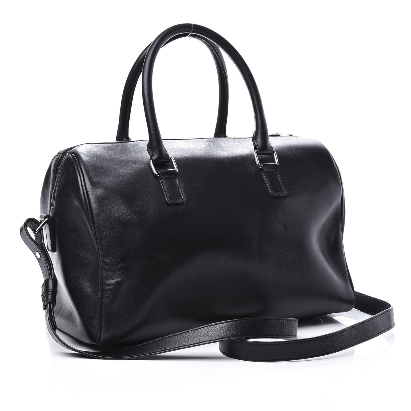 Calfskin Studded Classic Duffle 6 Black