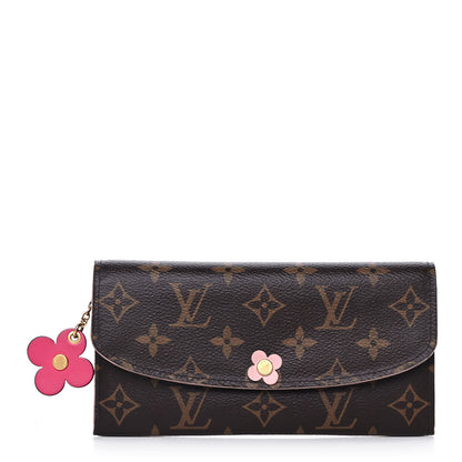 Louis Vuitton Monogram Bloom Flower Emilie Wallet 1 of 14