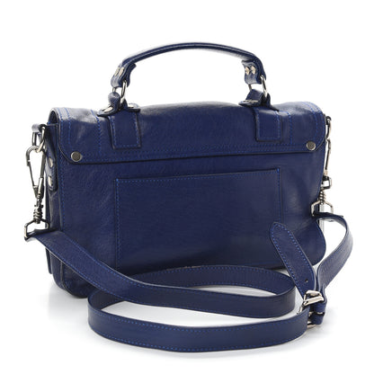 Proenza Schouler Lambskin Tiny PS1 Satchel Royal Blue 3 of 10