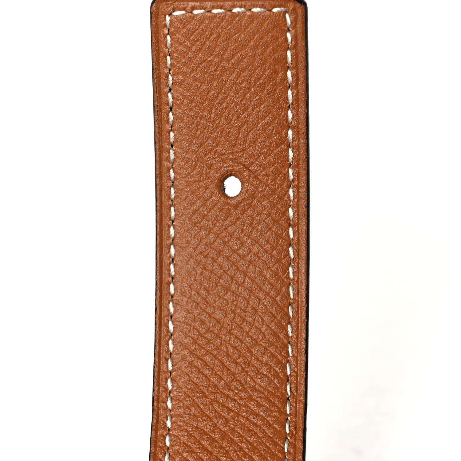 Hermes Swift Epsom 24mm Belt Strap 75 Black Gold 5 of 6