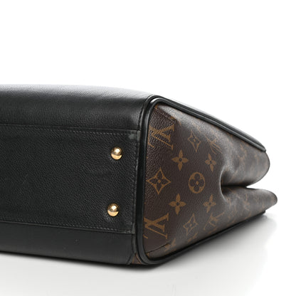 Louis Vuitton Calfskin Monogram Kimono Tote Black 11 of 12