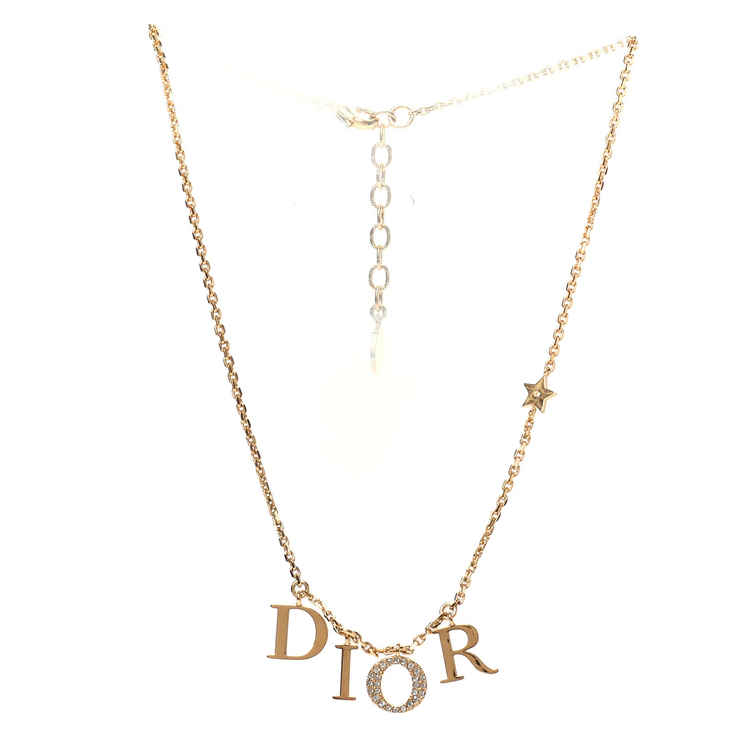 Crystal Dio(r)evolution Necklace Gold