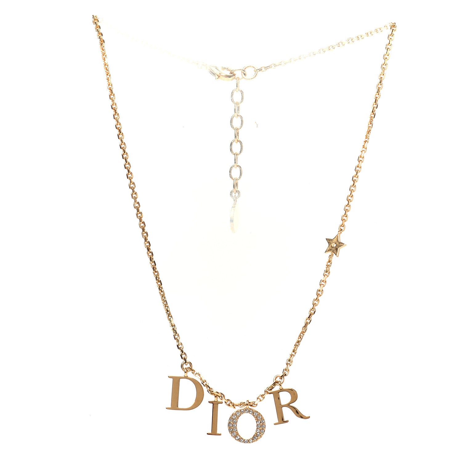 Christian Dior Crystal Dio(r)evolution Necklace Gold 3 of 5