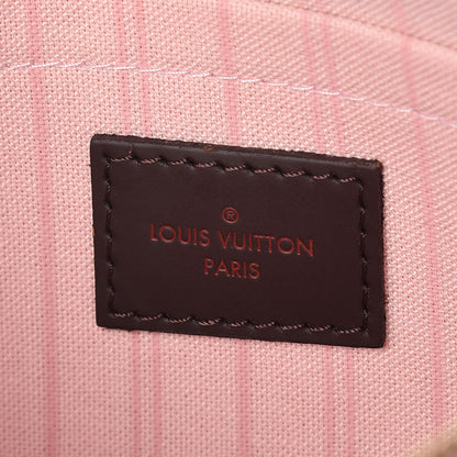 Louis Vuitton Damier Ebene Neverfull MM GM Pochette Rose Ballerine 6 of 6