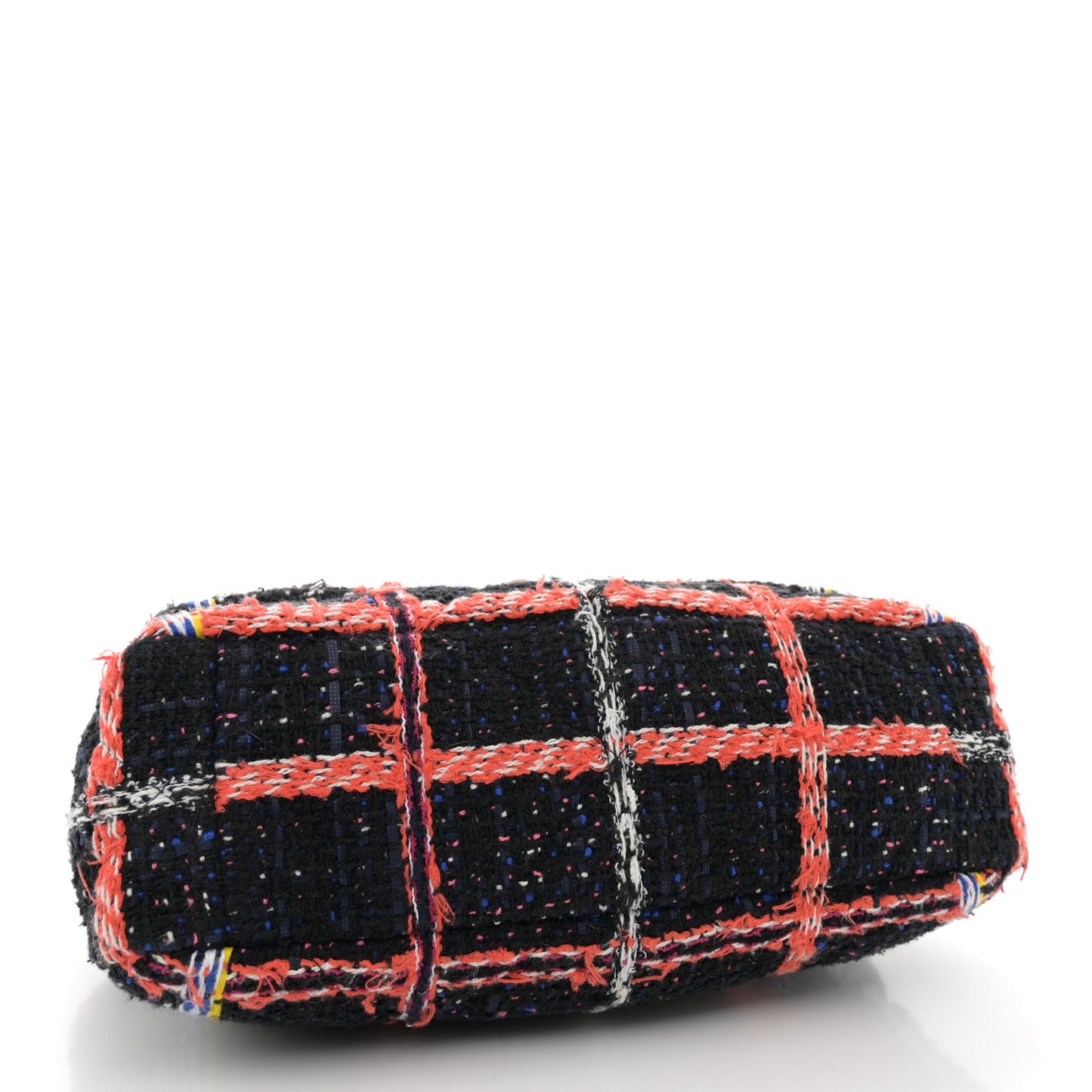 Tweed Quilted Medium Chanel 19 Flap Black Multicolor