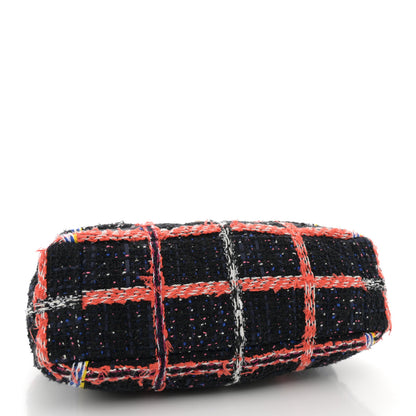 Chanel Tweed Quilted Medium Chanel 19 Flap Black Multicolor 4 of 11