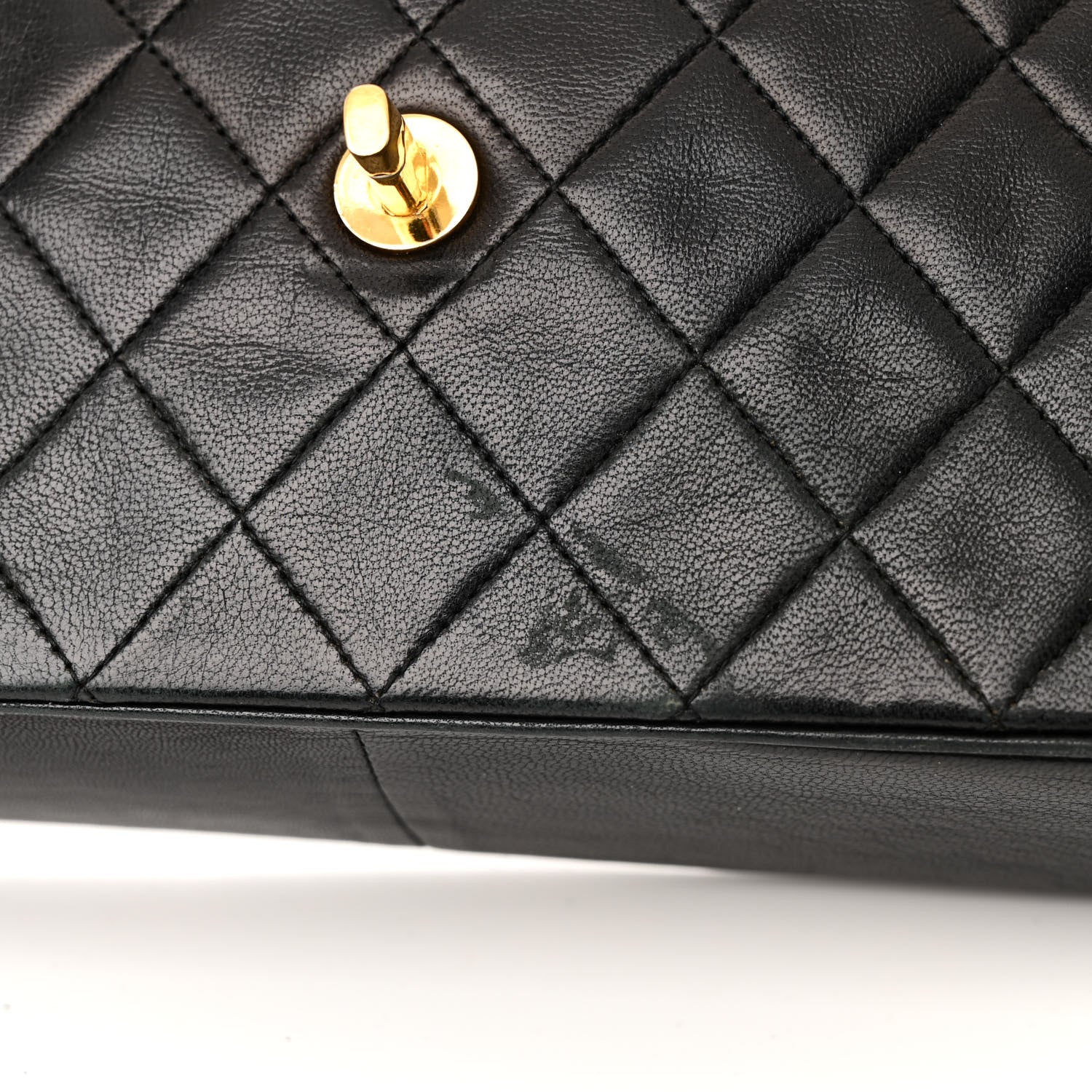 Chanel Lambskin Quilted Medium Single Flap Black 15 of 21
