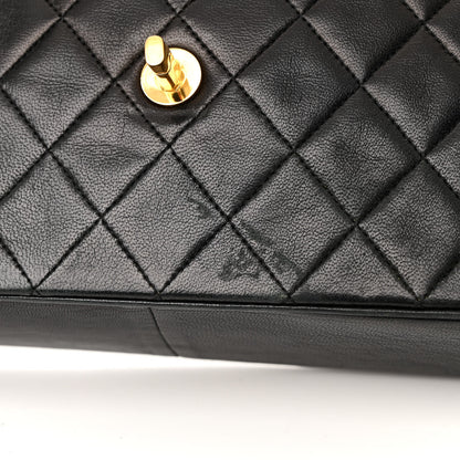 Chanel Lambskin Quilted Medium Single Flap Black 15 of 21