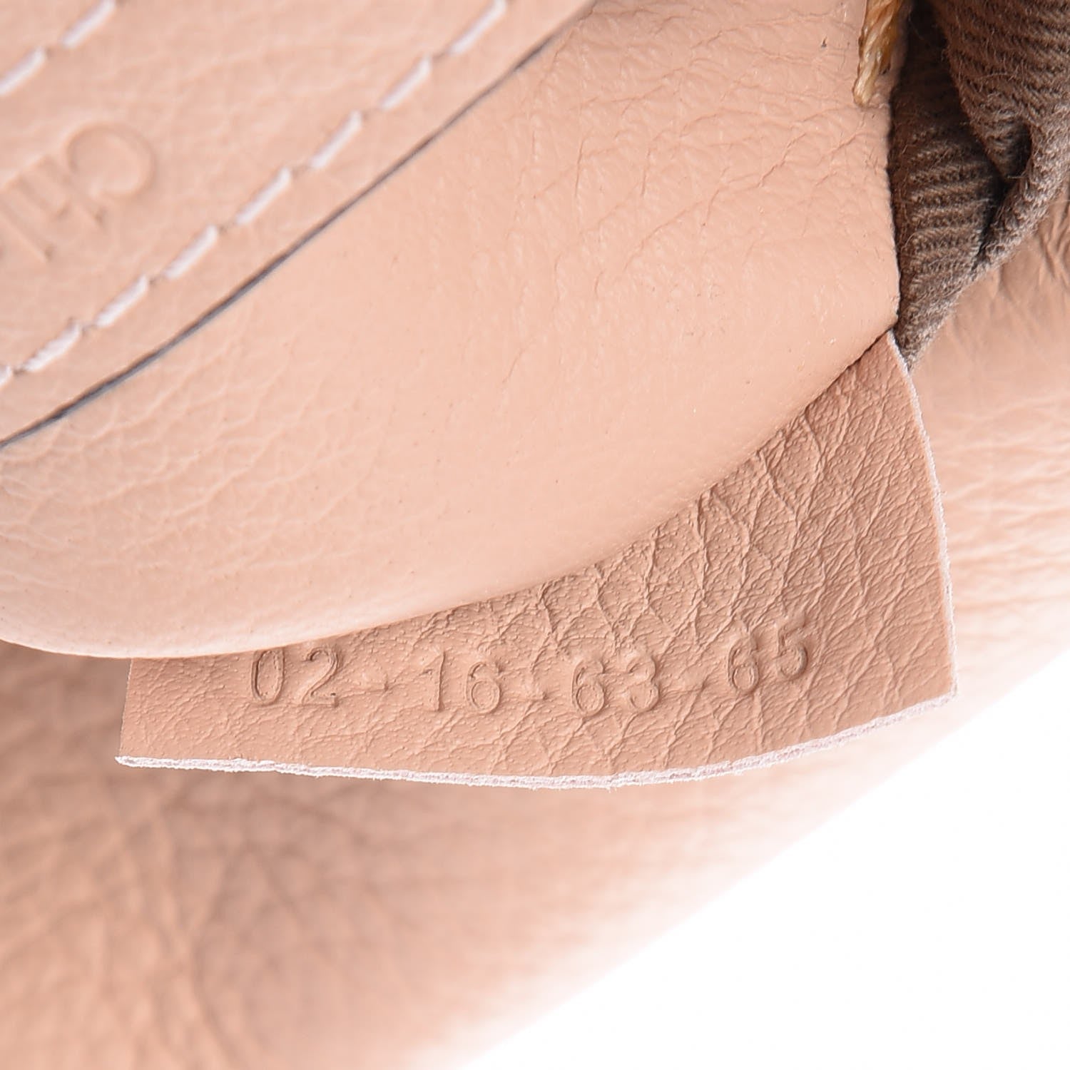 Chloe Calfskin Medium Marcie Round Crossbody Bag Blush Nude 7 of 7