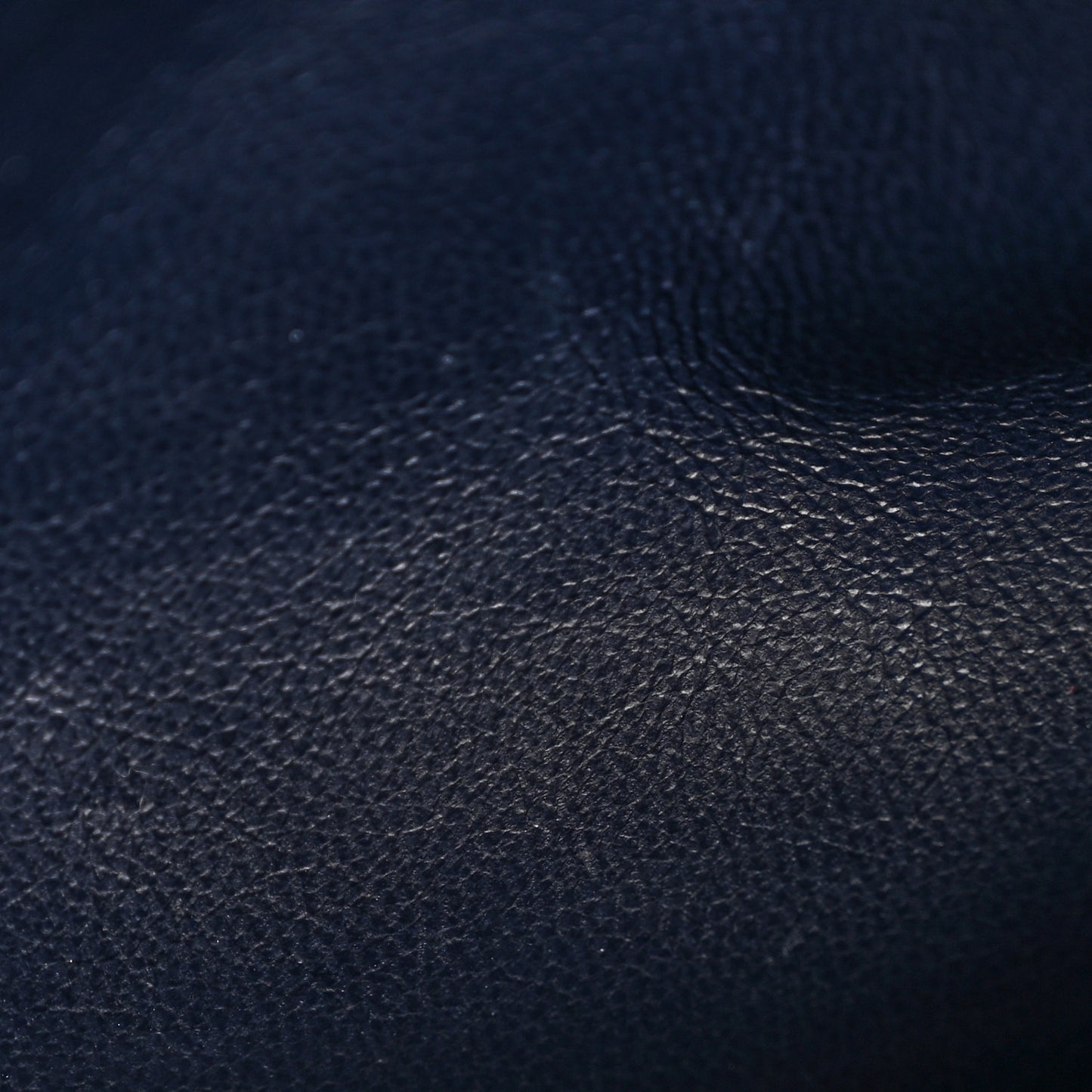 Caviar Quilted Clutch With Chain Flap Navy Blue