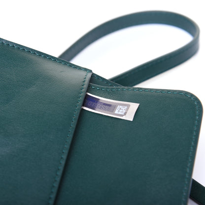 Chloe Shiny Calfskin Small Tess Crossbody Rain Forest 9 of 10