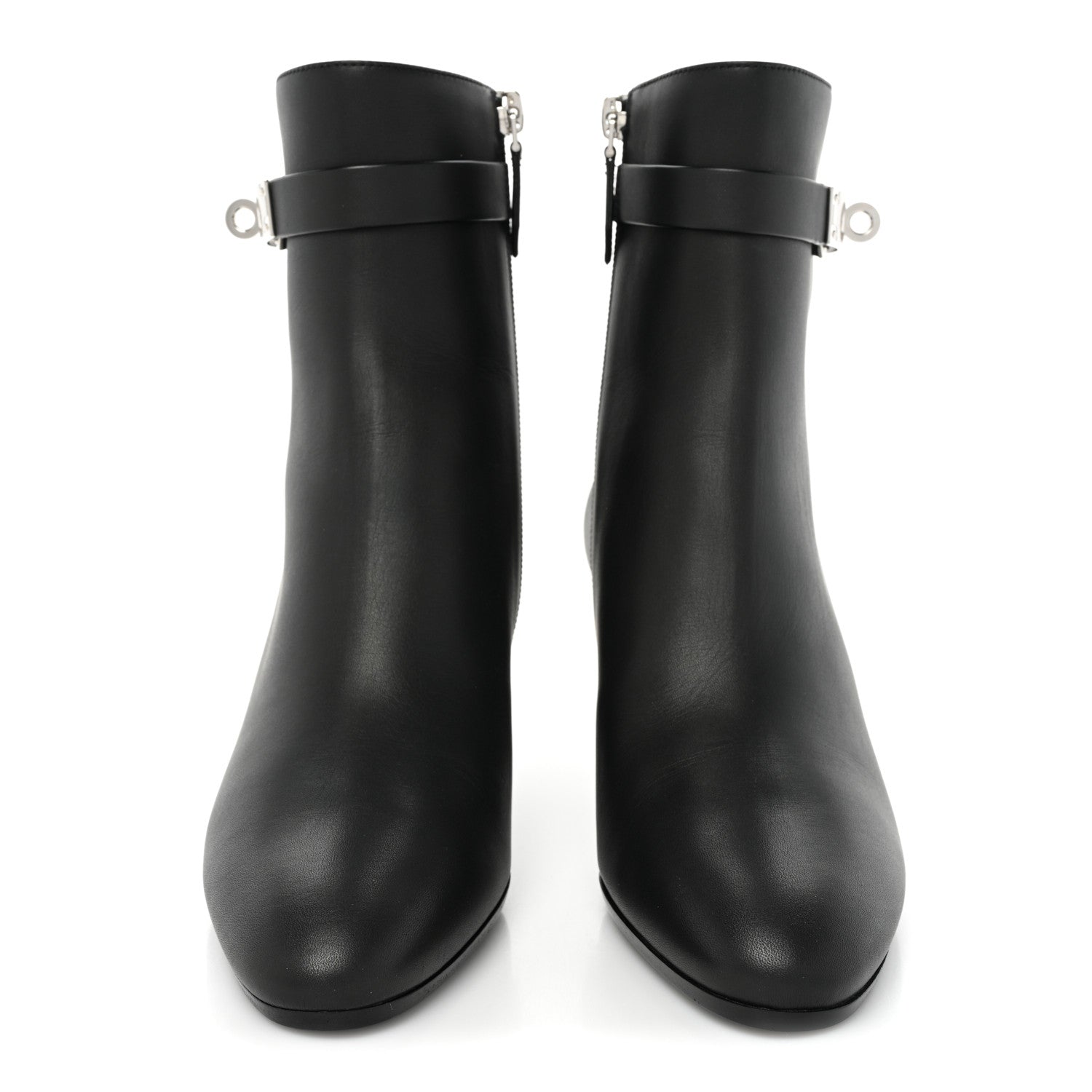 Hermes Calfskin Saint Germain Ankle Boots 36 Black 2 of 9