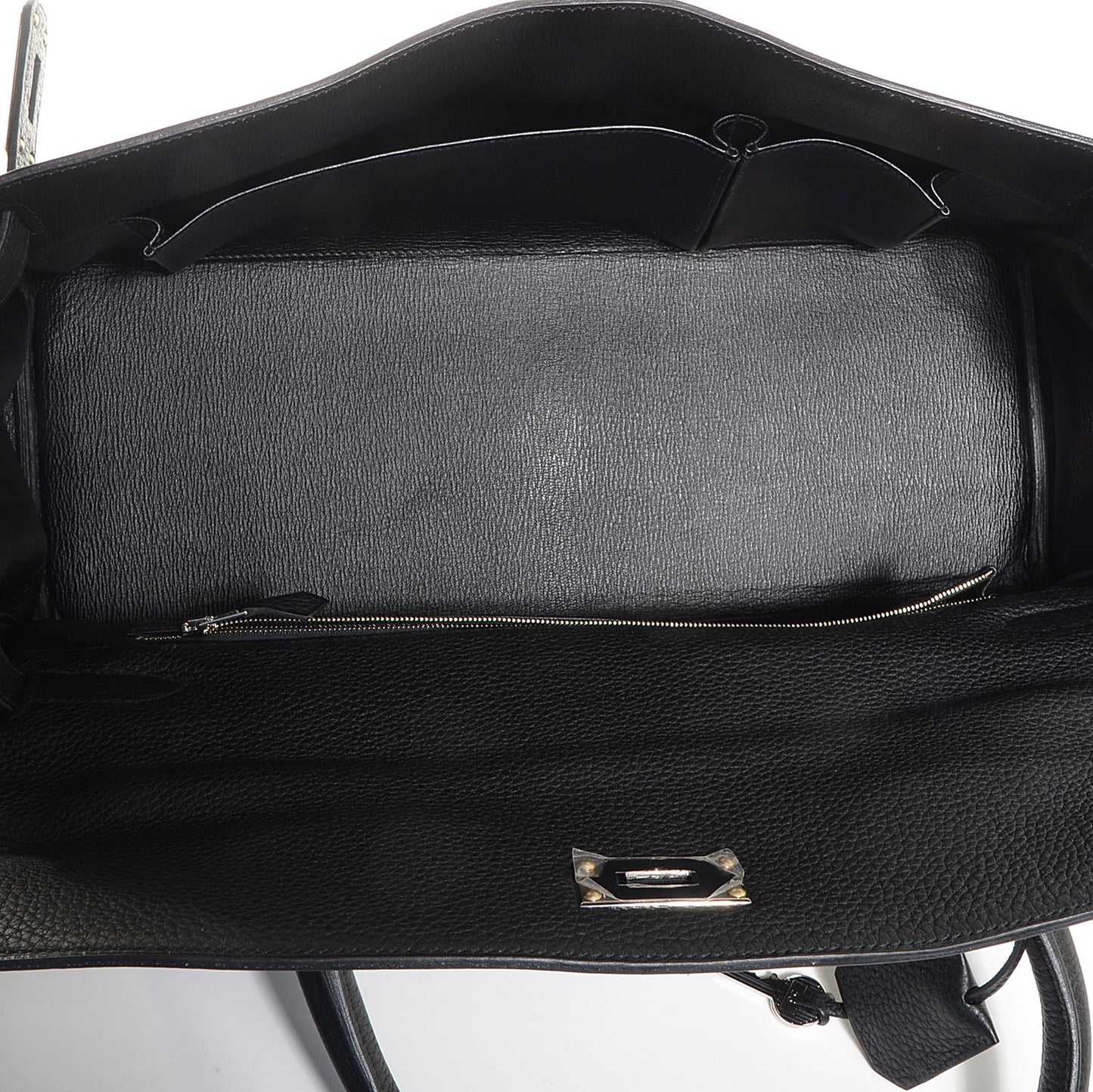 Taurillon Clemence Shoulder Kelly 40 Black
