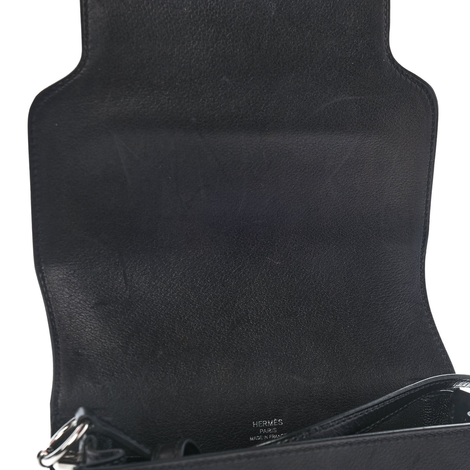 Hermes Evergrain Mini Sac Roulis Black 11 of 14