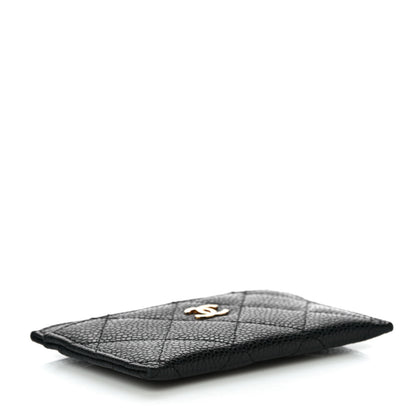 Chanel Caviar Quilted Card Holder Black 4 of 12