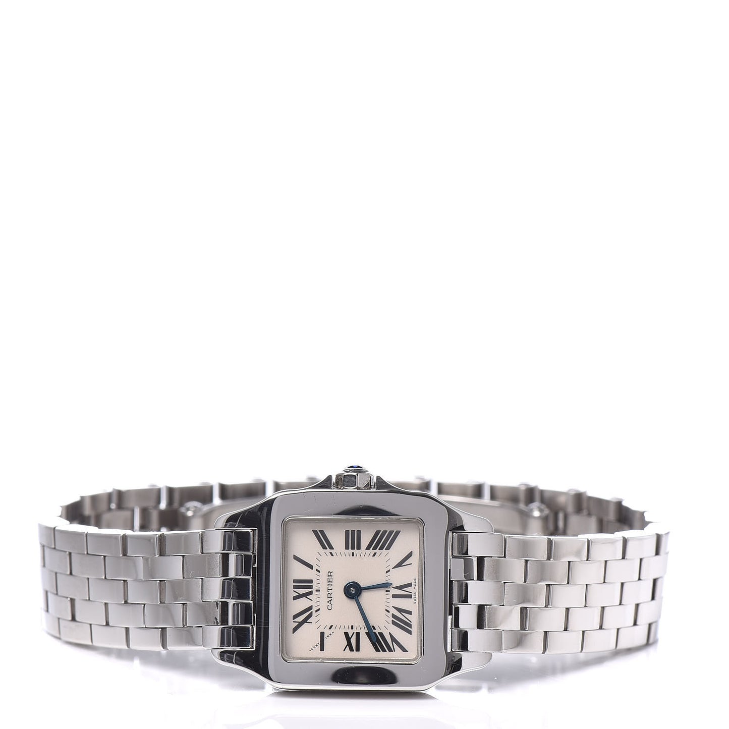 Stainless Steel 20mm Santos Demoiselle Quartz Watch