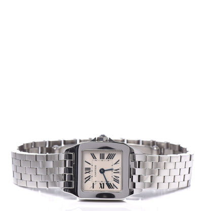 Cartier Stainless Steel 20mm Santos Demoiselle Quartz Watch 3 of 7