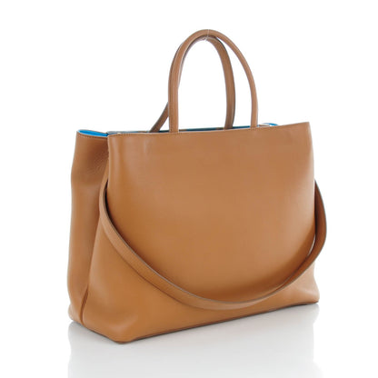 Fendi Vitello Dolce Medium 2Jours Tote Orzo Maldives 3 of 8