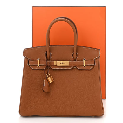 Hermes Togo BIRKIN 30 Gold 11 of 11