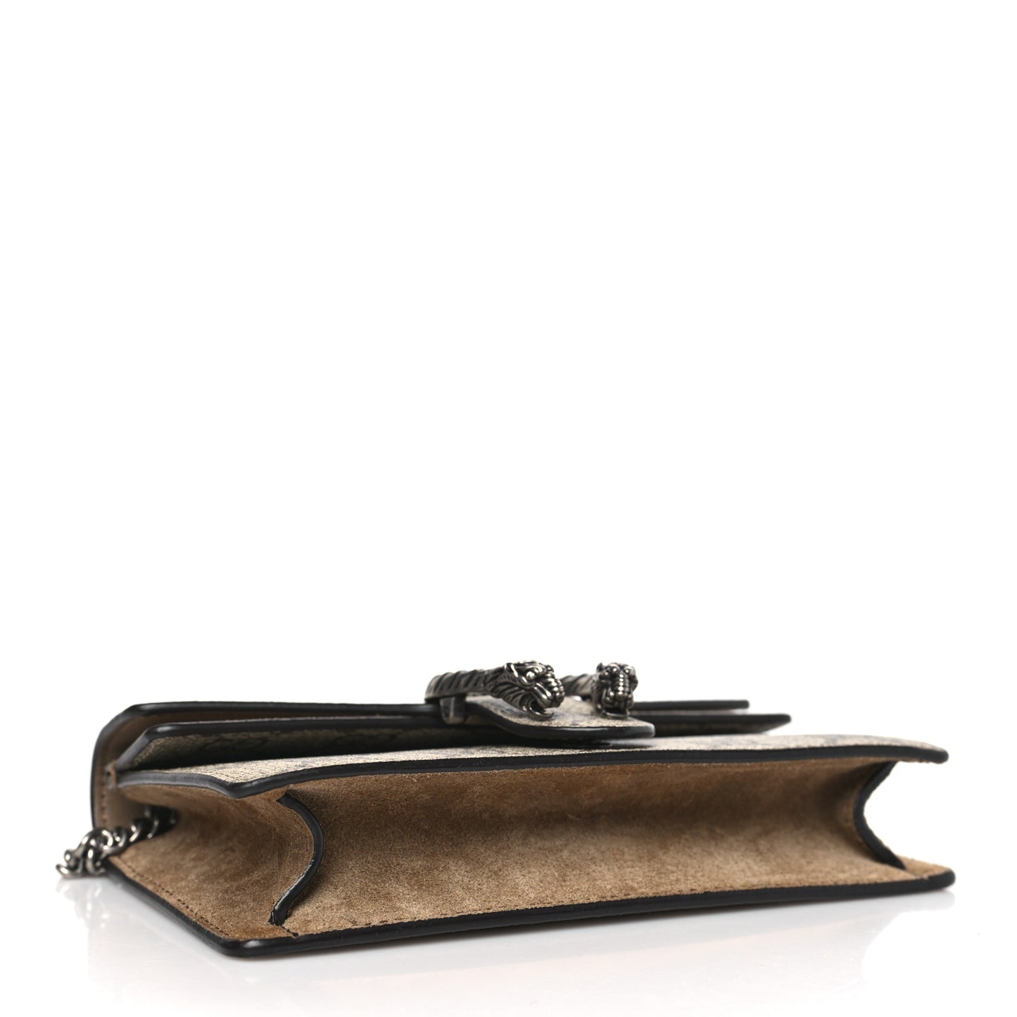 GG Supreme Monogram Super Mini Dionysus Shoulder Bag Taupe