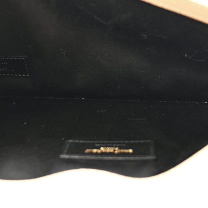 Saint Laurent Grain De Poudre Uptown Pouch Dark Beige 5 of 7