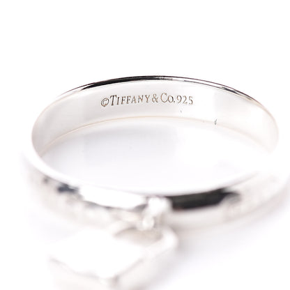 Tiffany Sterling Silver 1837 Lock Charm Ring 62 10 3 of 4