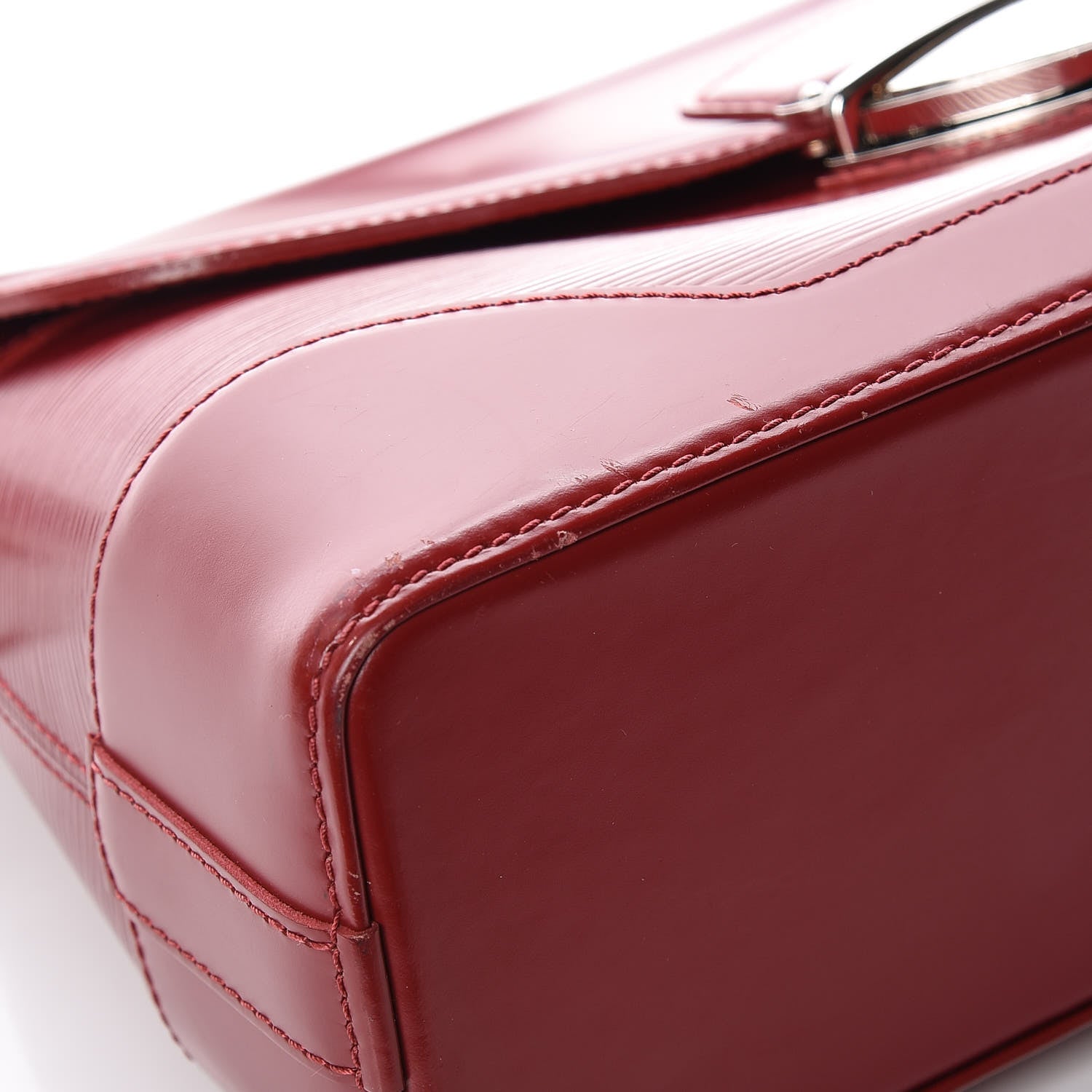 Louis Vuitton Epi Bagatelle PM Rubis 13 of 20