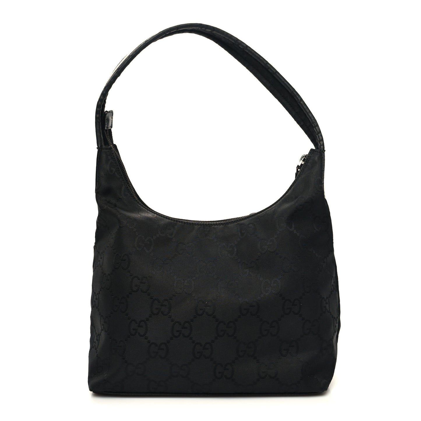 Nylon Monogram Small Hobo Black