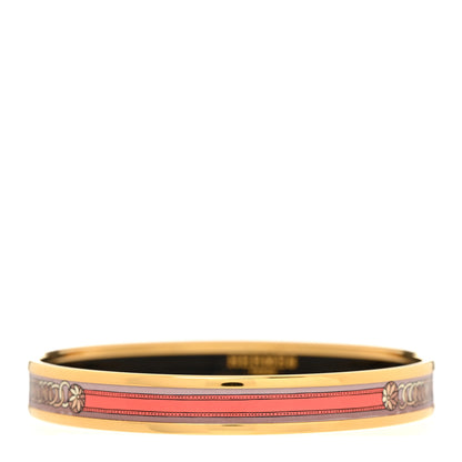 Hermes Enamel Printed Narrow Bracelet 70 1 of 5