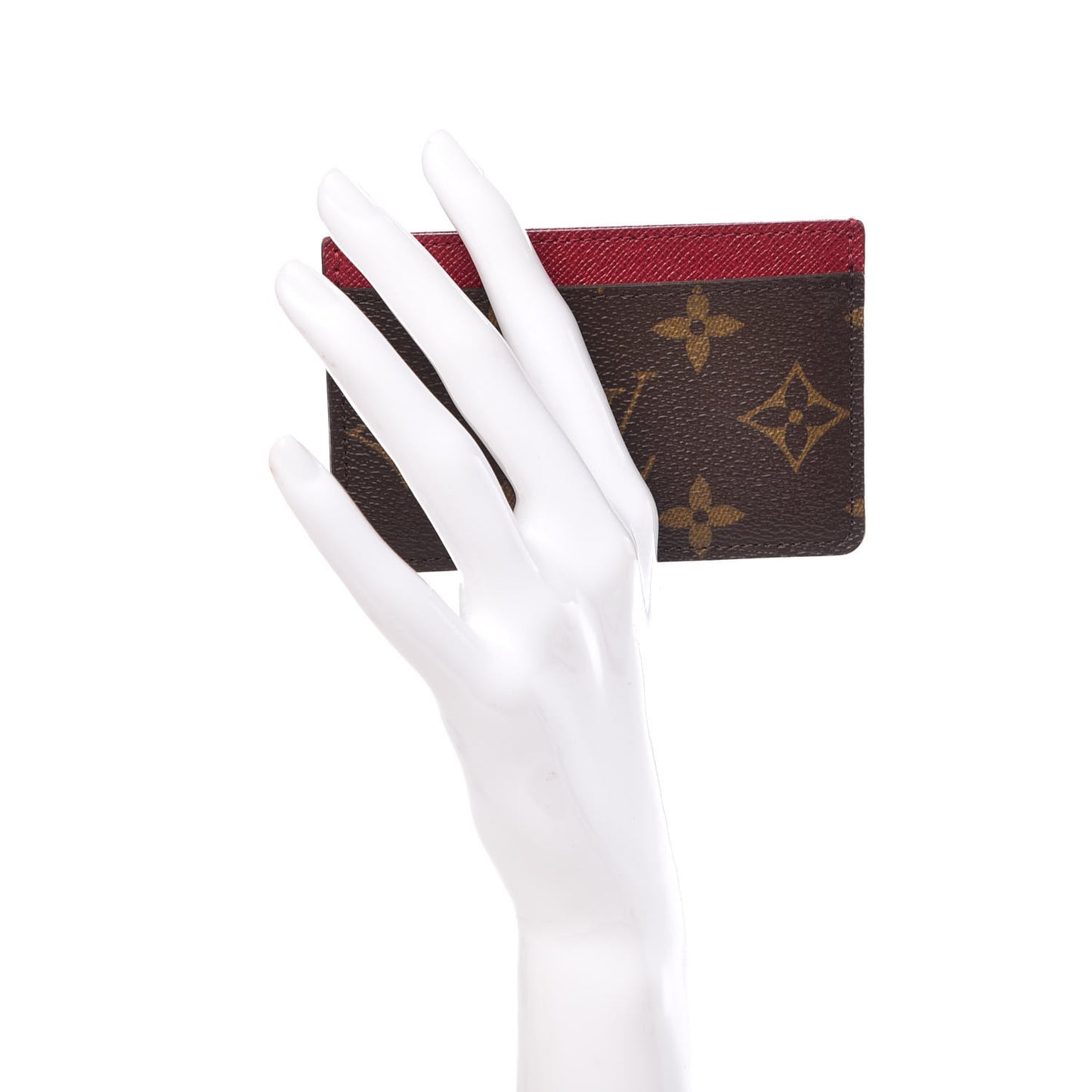 Monogram Card Holder Fuchsia