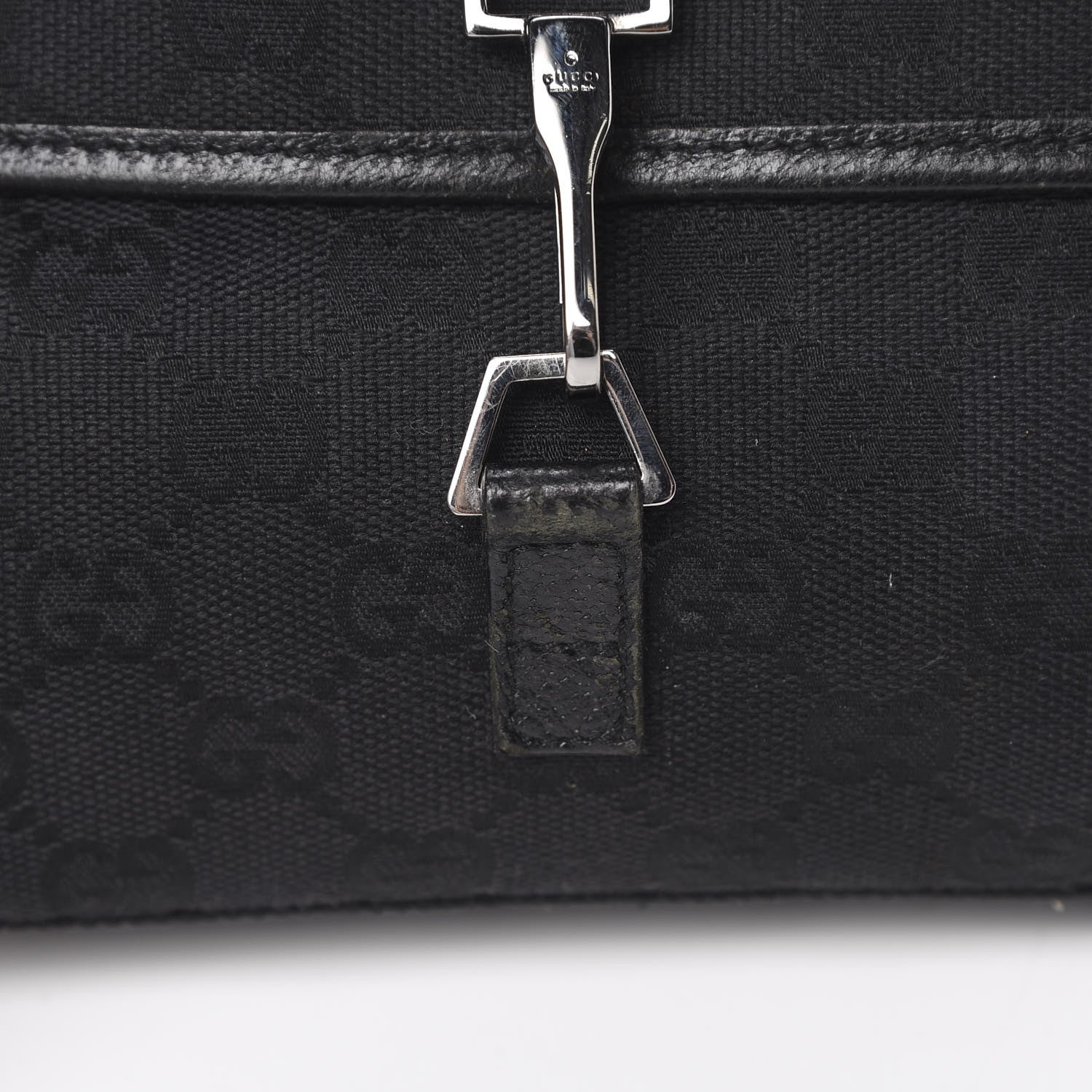 Gucci GG Monogram Web Flight Belt Bag Black 11 of 11