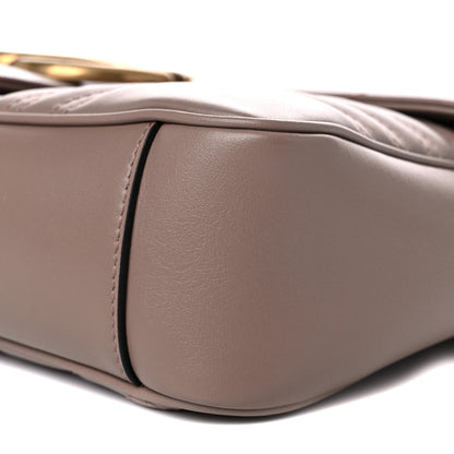 Gucci Calfskin Matelasse Medium GG Marmont Shoulder Bag Porcelain Rose 9 of 9