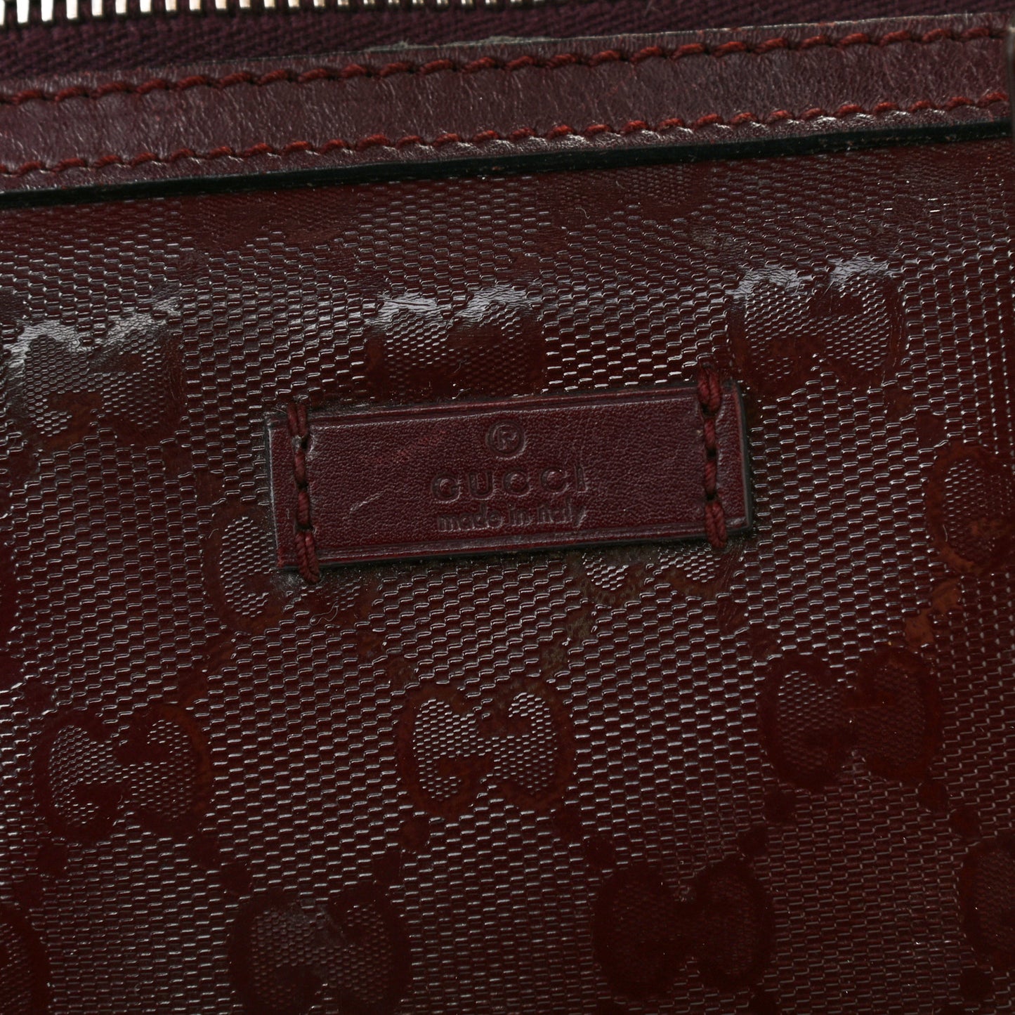 Imprime Monogram Large Carry On Duffle Bordeaux