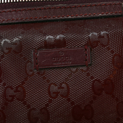 Gucci Imprime Monogram Large Carry On Duffle Bordeaux 13 of 16
