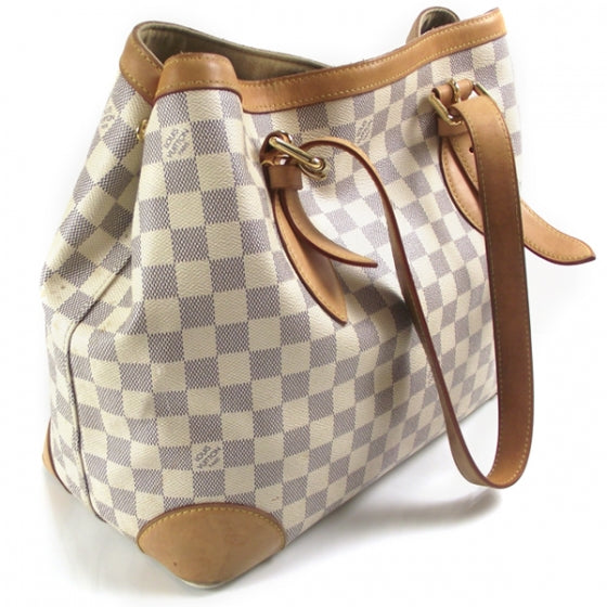 Louis Vuitton Damier Azur Hampstead MM 3 of 8
