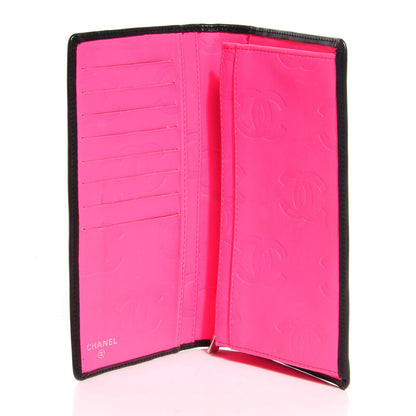 Chanel Calfskin Quilted Cambon Yen Wallet Black 5 of 8