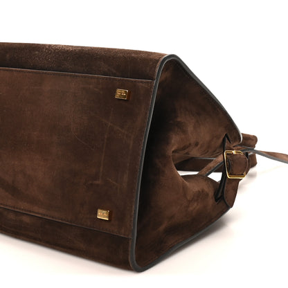 The Row Suede Soft Margaux 10 Bag Mocha 9 of 9