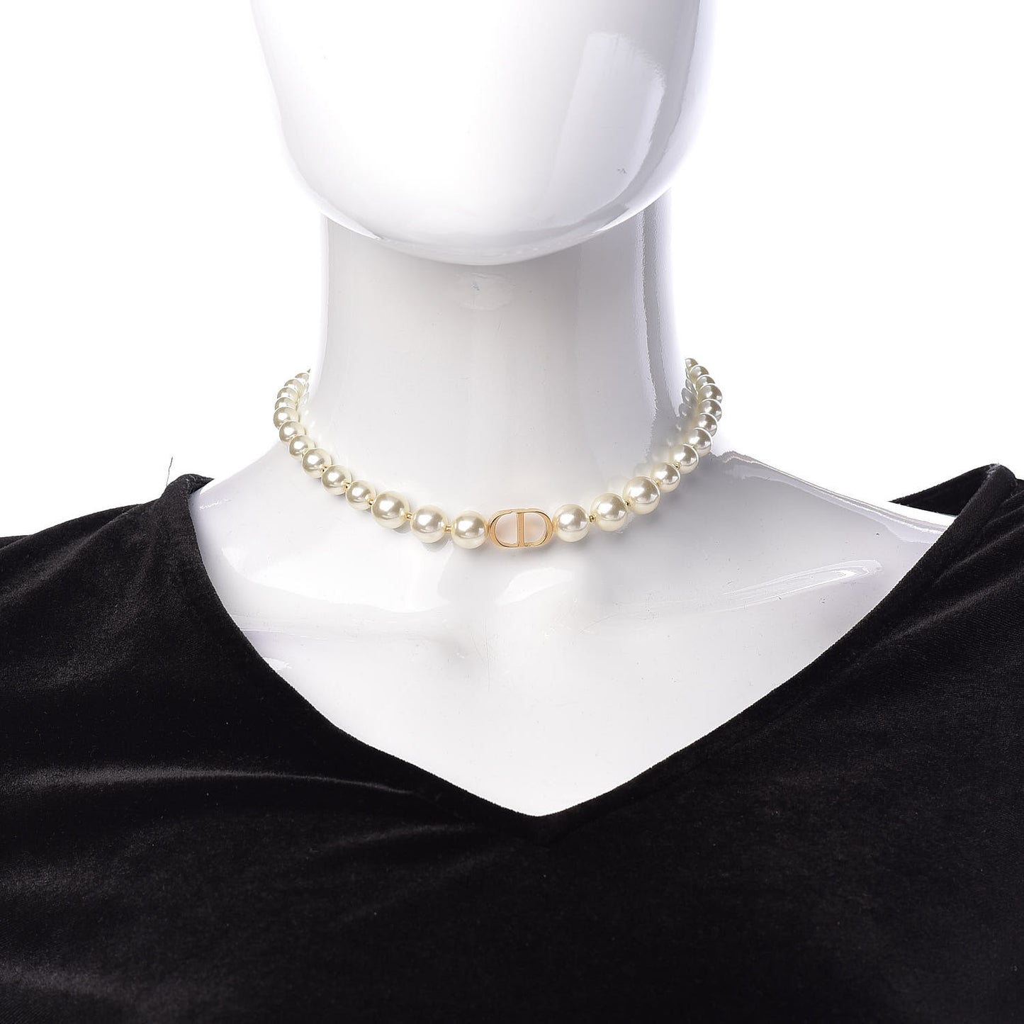 Pearl 30 Montaigne Choker Necklace Gold
