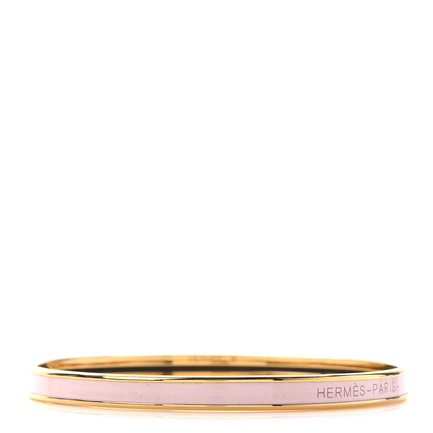 Enamel Printed Extra Narrow Bracelet 65 Rose