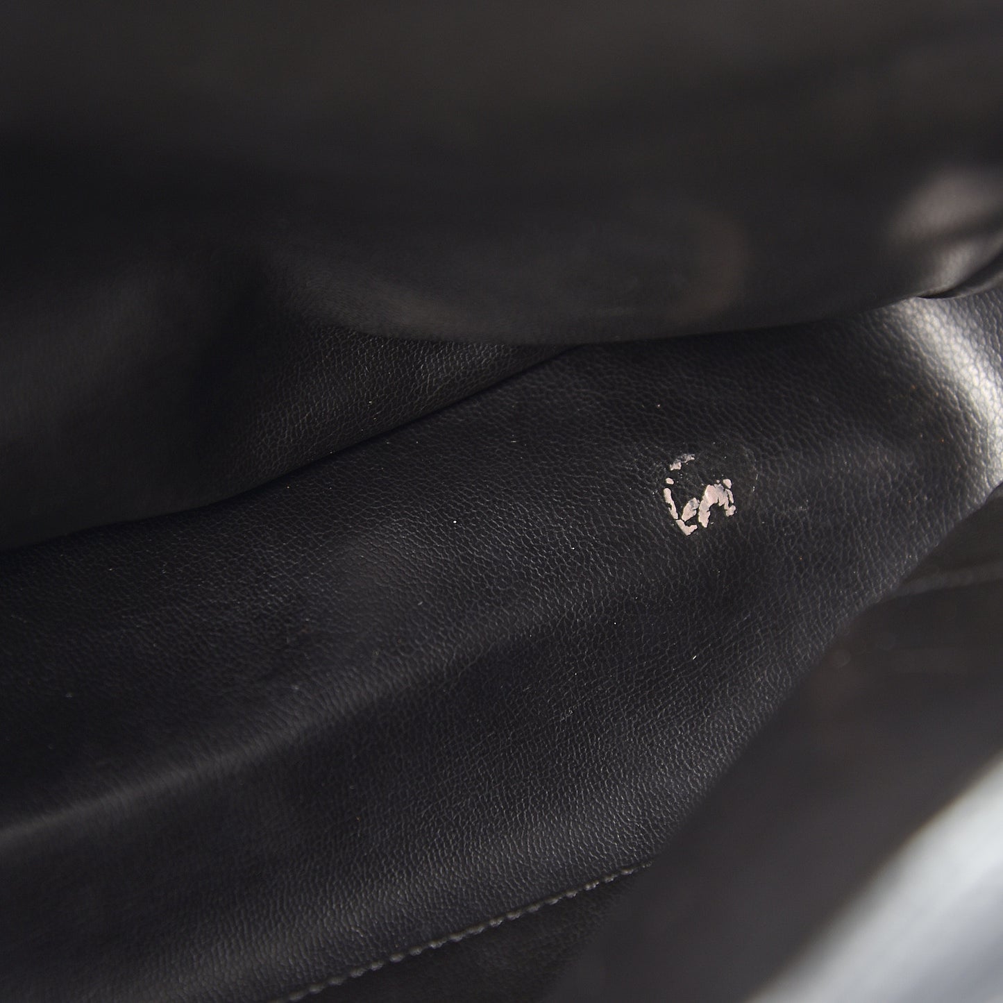 Lambskin Quilted Shopping Tote Black