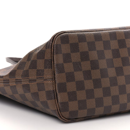 Louis Vuitton Damier Ebene Neo Neverfull MM Rose Ballerine 9 of 10