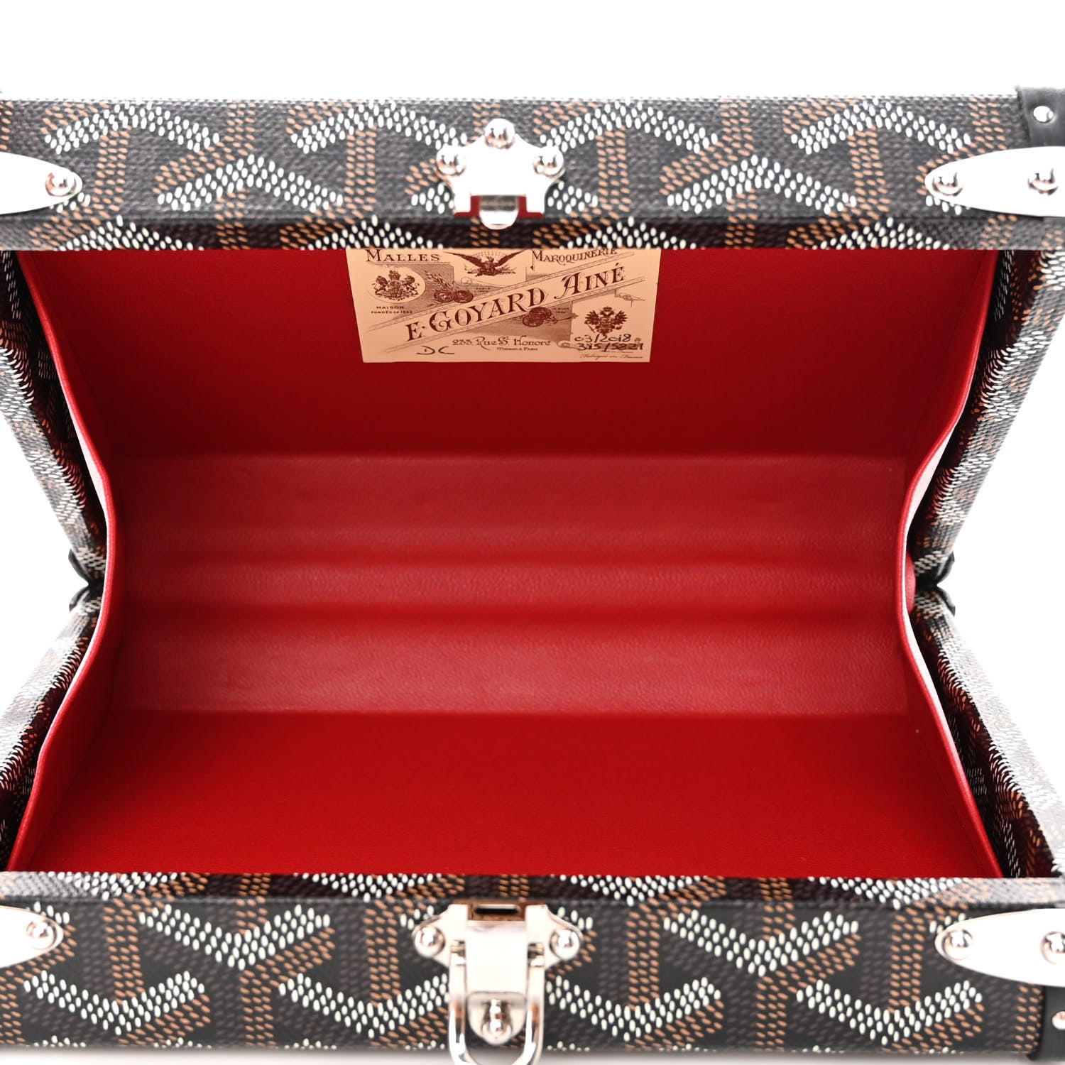 Goyard Goyardine Minaudiere Trunk Bag Black 8 of 12