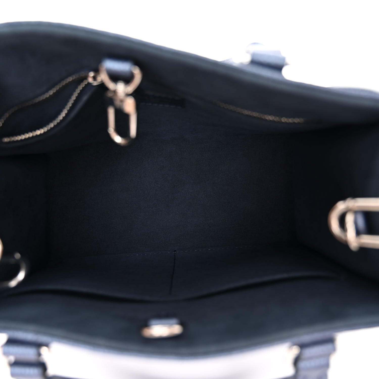 Louis Vuitton Metallic Empreinte Monogram Giant Onthego PM Navy Nacre 5 of 9
