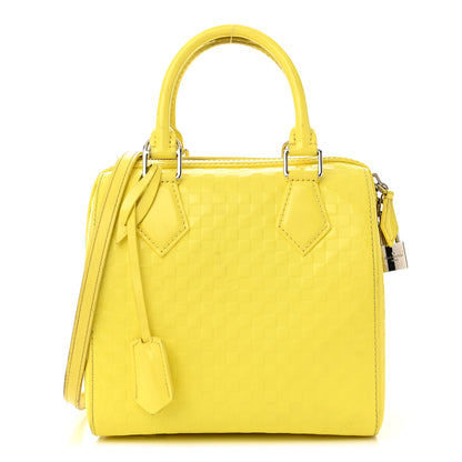 Louis Vuitton Damier Facette Speedy Cube PM Yellow 1 of 16
