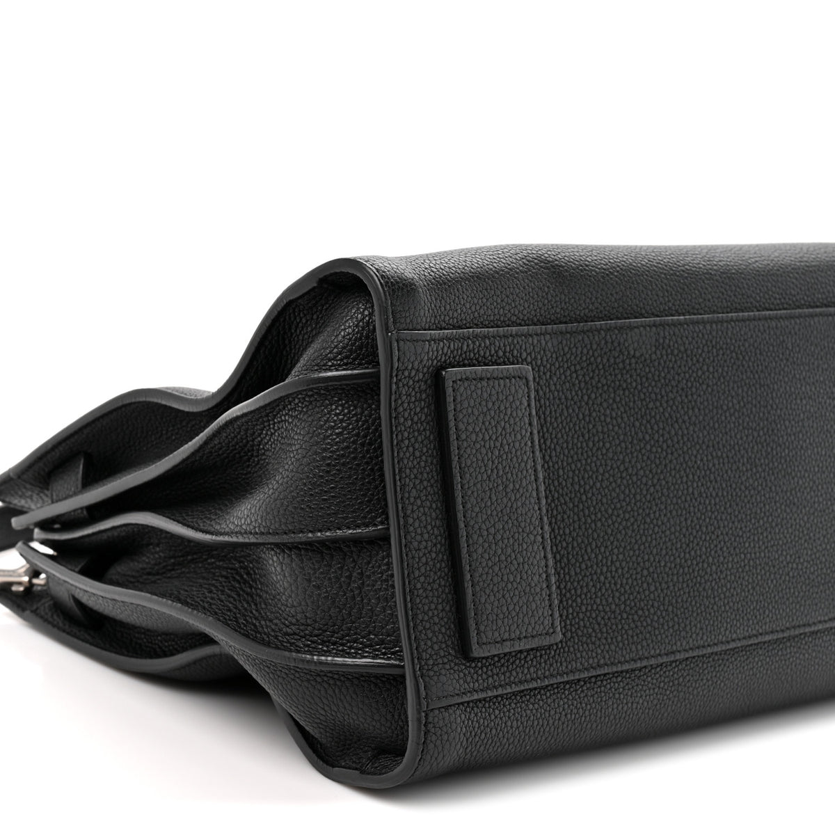 Grained Calfskin Small Supple Sac De Jour Black