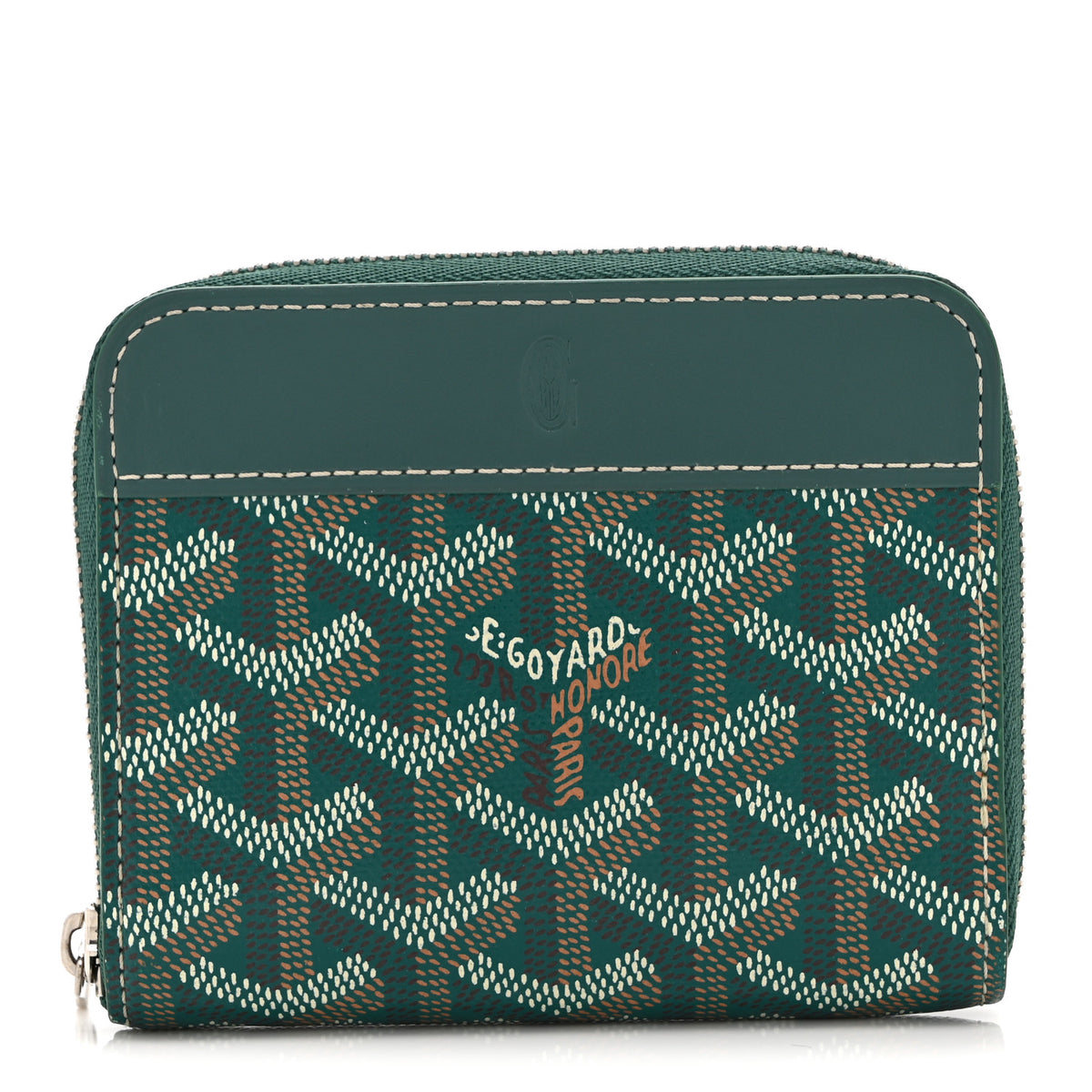 Goyardine Matignon PM Wallet Green