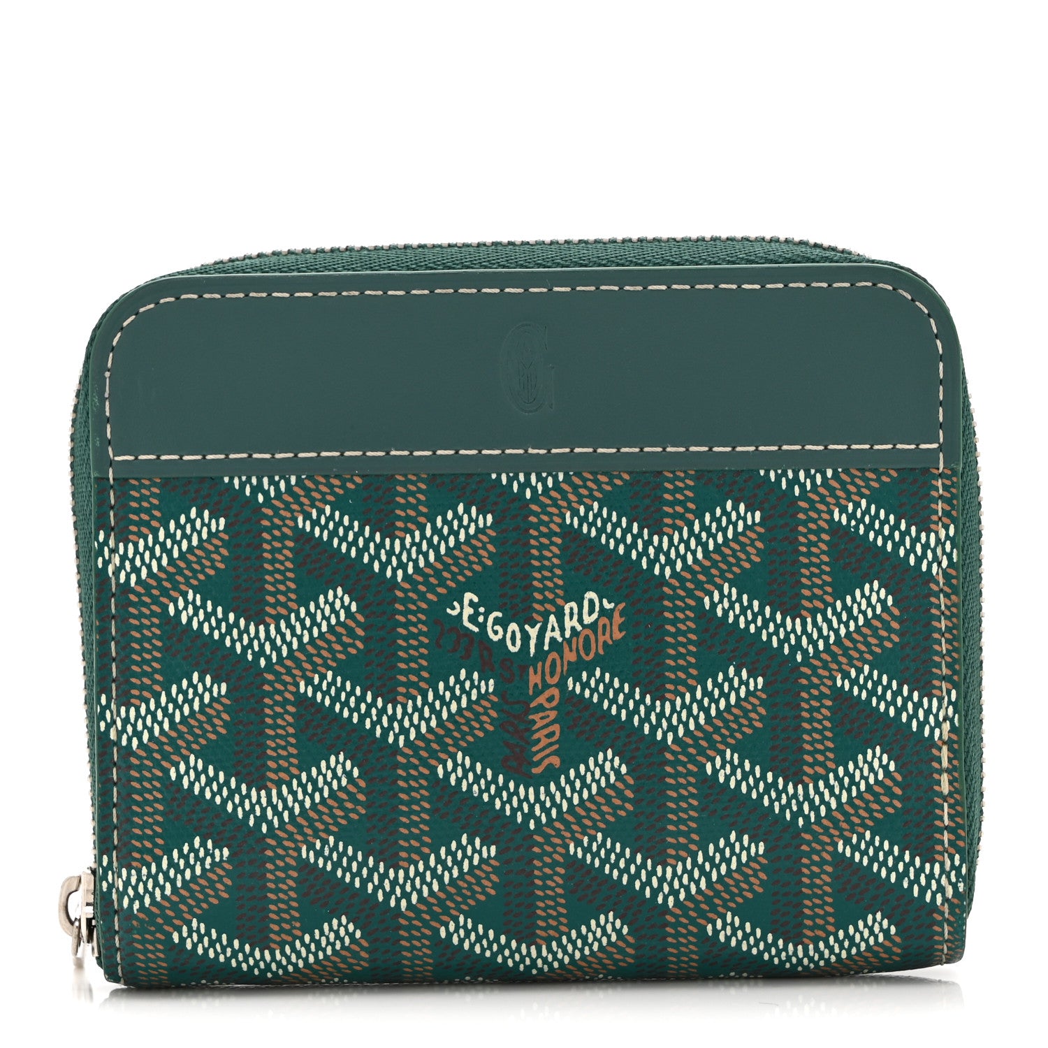 Goyard Goyardine Matignon PM Wallet Green 8 of 11
