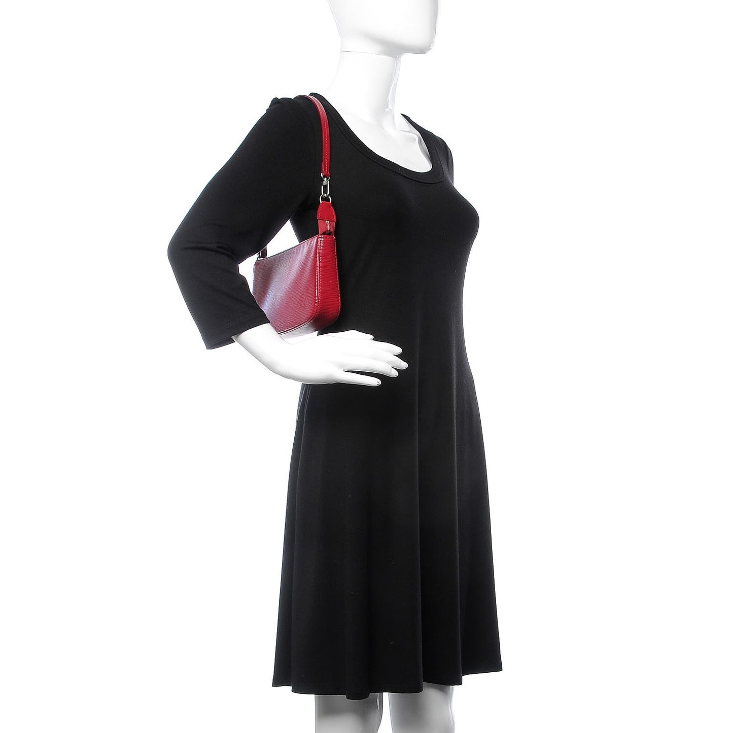 Epi Pochette Accessories NM Fuchsia