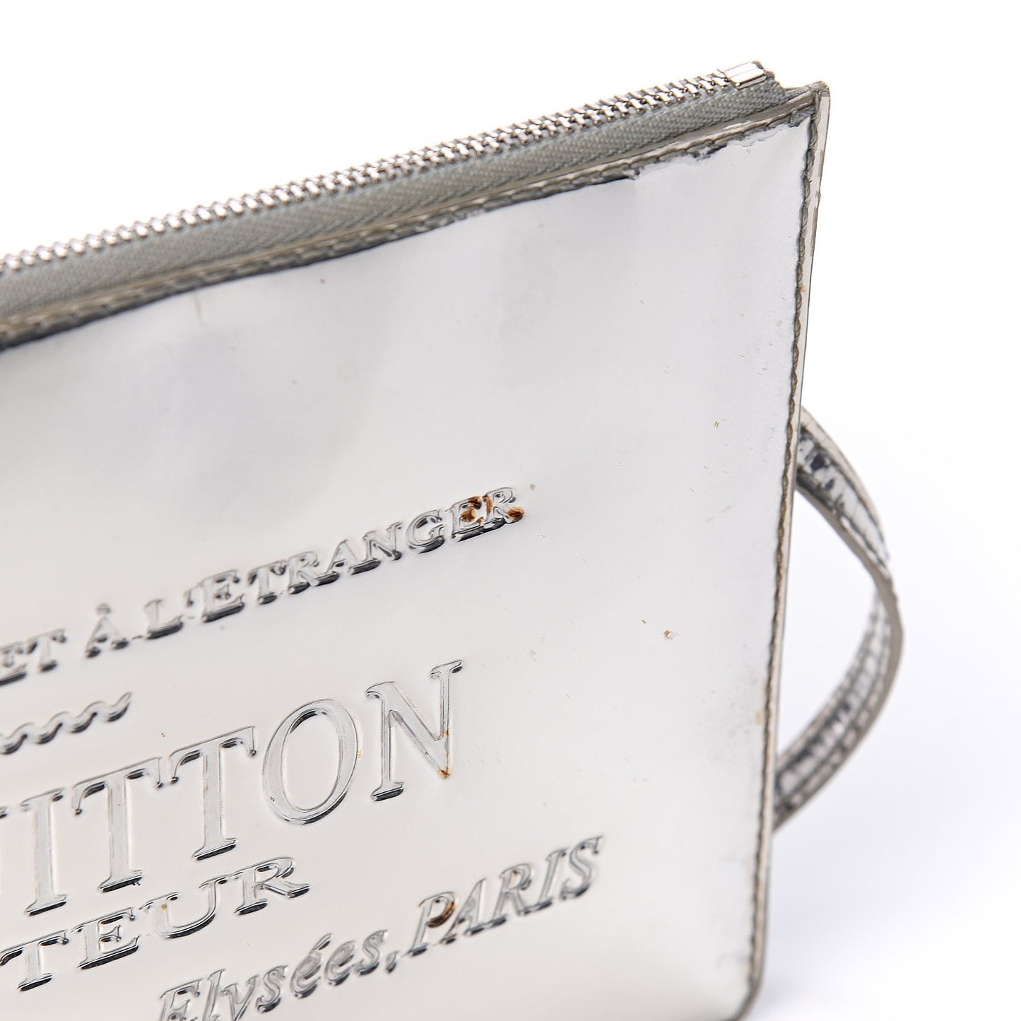 Monogram Miroir Inventeur Pochette Plat Silver